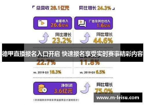 德甲直播报名入口开启 快速报名享受实时赛事精彩内容